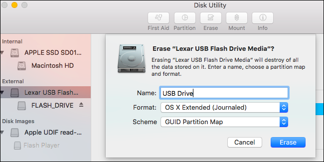 best format for usb drive on mac